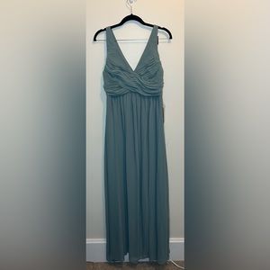 NWT Birdy Grey Sea Glass Empire Laurie Bridesmaid Formal Dress Size Medium